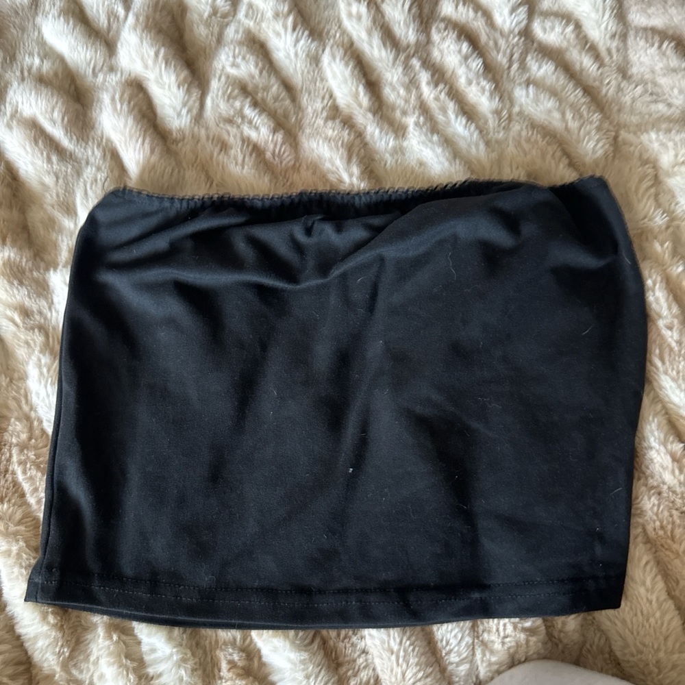 SHEIN Black Tube Tank Top
